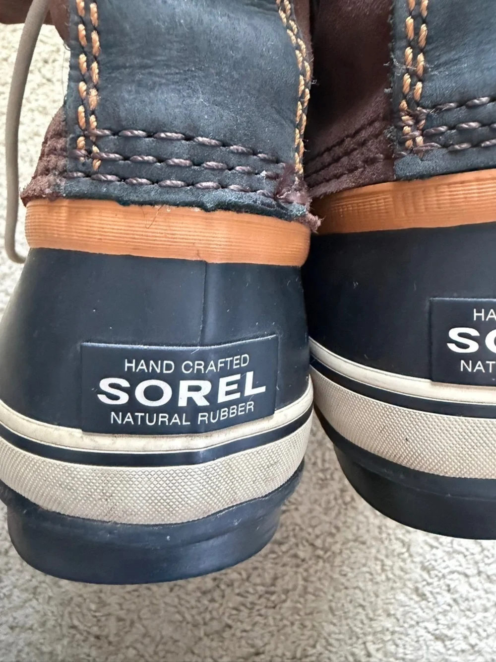 Sorel Joan of Arctic Winter Boots Womens 9.5 Brown Waterproof Faux Fur NL1540